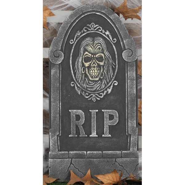 Lápida de Calavera de 33 x 65 Centímetros