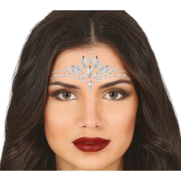 Gema Facial Adhesiva de color Plata
