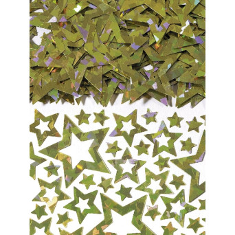 Confeti de Estrella de color Oro Brillante