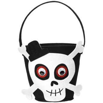 Cubo de Calavera Truco o Trato