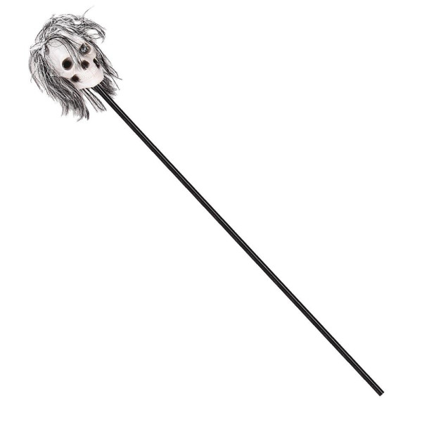 Bastón de Calavera Vudú de 120 Centímetros