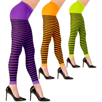 Leggings de Rayas de 70 DEN Varios Colores para Adulto