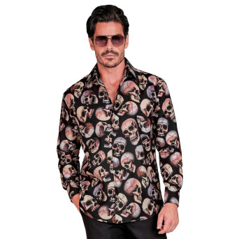 Camisa de Calavera para Adulto