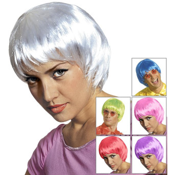 Peluca Varios Colores de New Age para Adulto