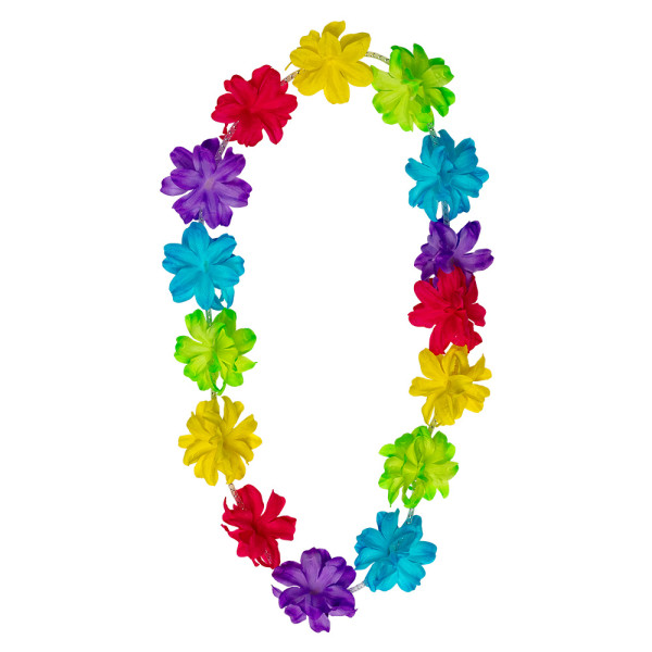 Collar Hawaiano de Lei Aloha Multicolor