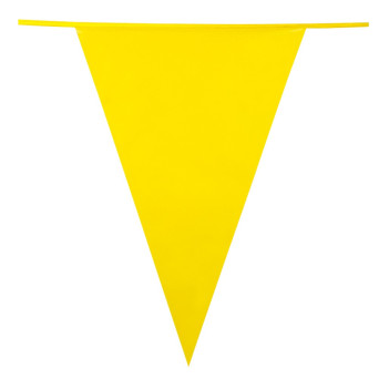 Guirnalda de Banderines de color Amarillo de 10 Metros