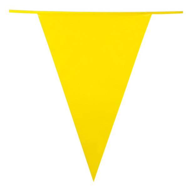 Guirnalda de Banderines de color Amarillo de 10 Metros