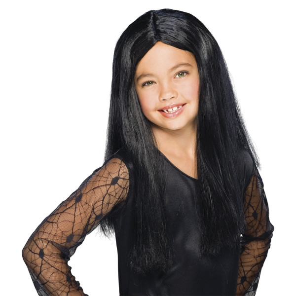 Peluca Negra de Bruja Infantil
