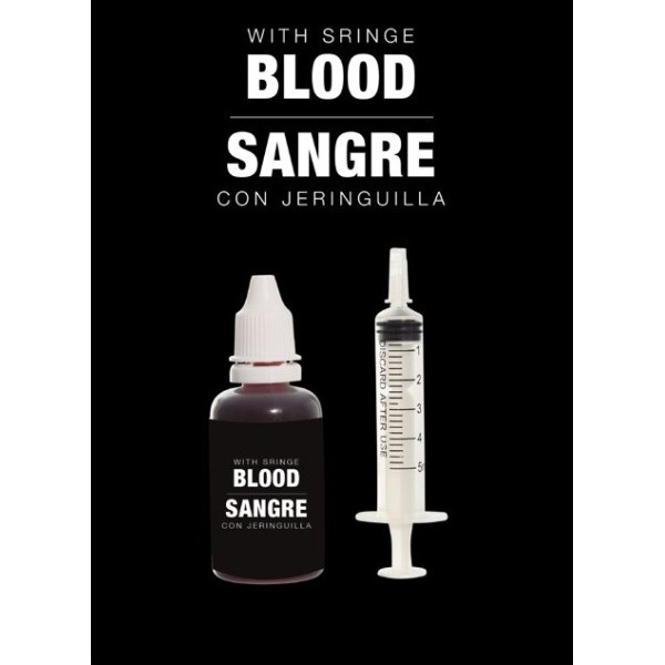 Sangre Artificial con Jeringuilla