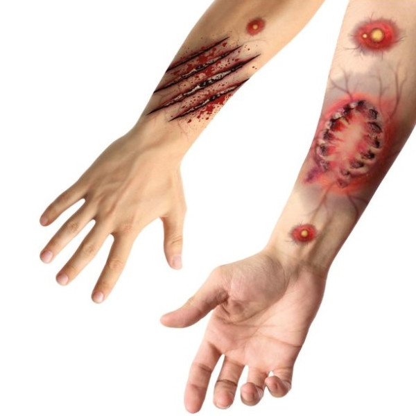 Tatuaje de Heridas Mordisco