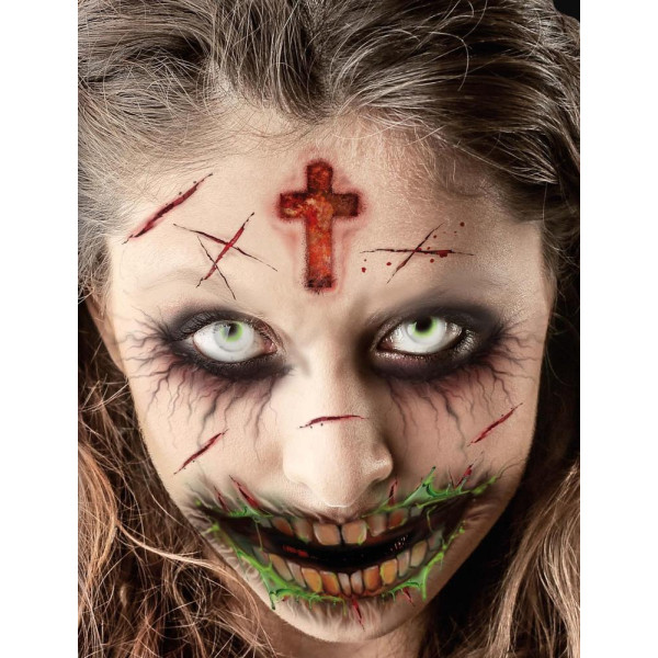 Tatuaje de Cara Zombie