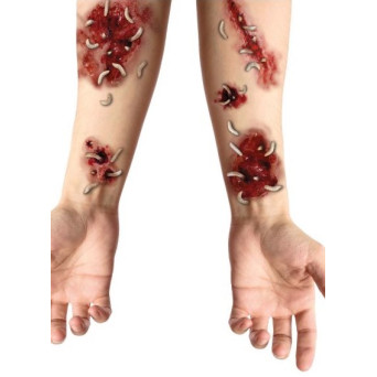 Tatuaje de Heridas de Gusanos