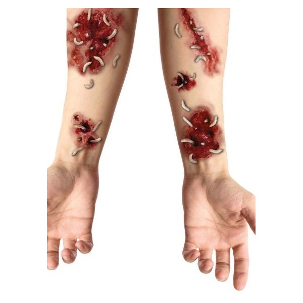 Tatuaje de Heridas de Gusanos