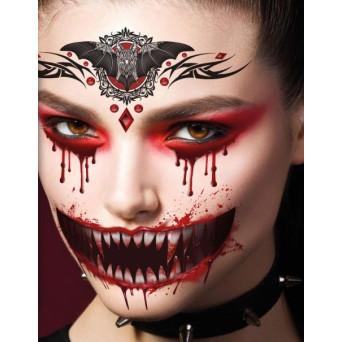 Tatuaje de Cara Vampiro