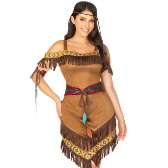 Disfraz de India Americana para Adulto