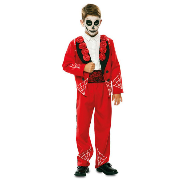 Disfraz de Catrín de color Rojo Infantil