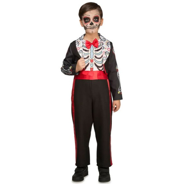 Disfraz de Catrín del Día de los Muertos Mexicano Infantil