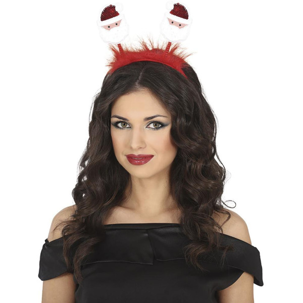 Diadema de Papá Noel con Lentejuelas