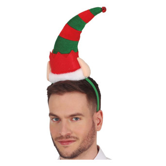 Diadema de Gorro de Papá Noel con Orejas