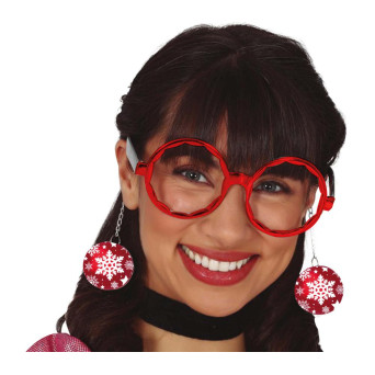 Gafas de Navidad con Bolas