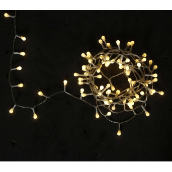 Guirnalda Bolitas de 50 LED´s Blanco Cálido