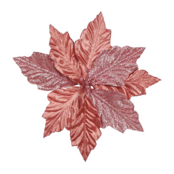 Flor de Navidad de 22 Centímetros de color Cobre