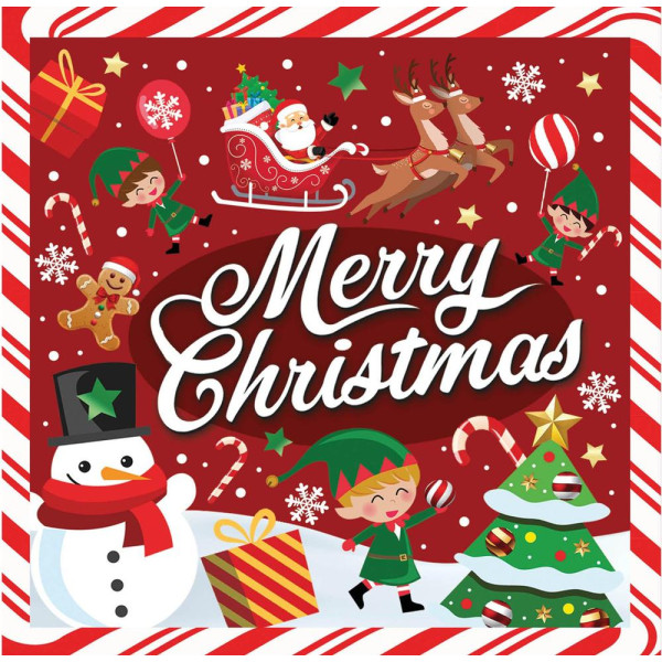Servilleta de Merry Christmas 20 Unidades de 33 x 33 Centímetros