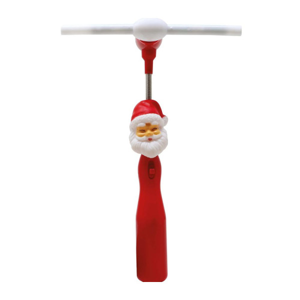 Varita Ventilador de Papá Noel de 32 Centímetros con Led´s