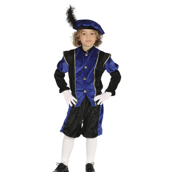 Disfraz de Paje Real de color Azul Infantil