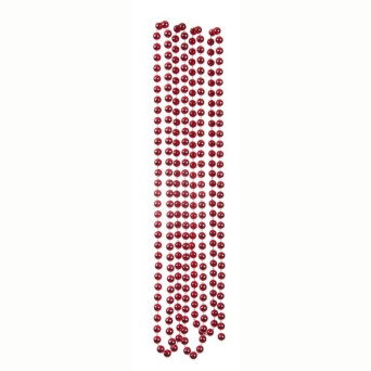 Guirnalda de Perlas de color Rojo de 1,80 Metros