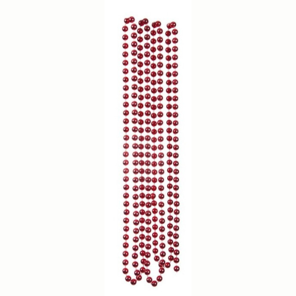 Guirnalda de Perlas de color Rojo de 1,80 Metros