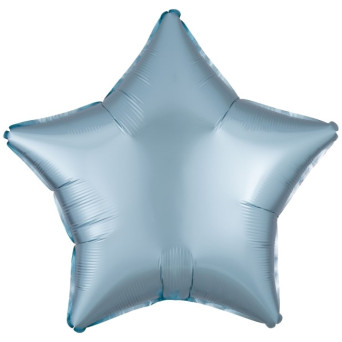 Globo Foil de Estrella de 48 Centímetros de color Azul Pastel