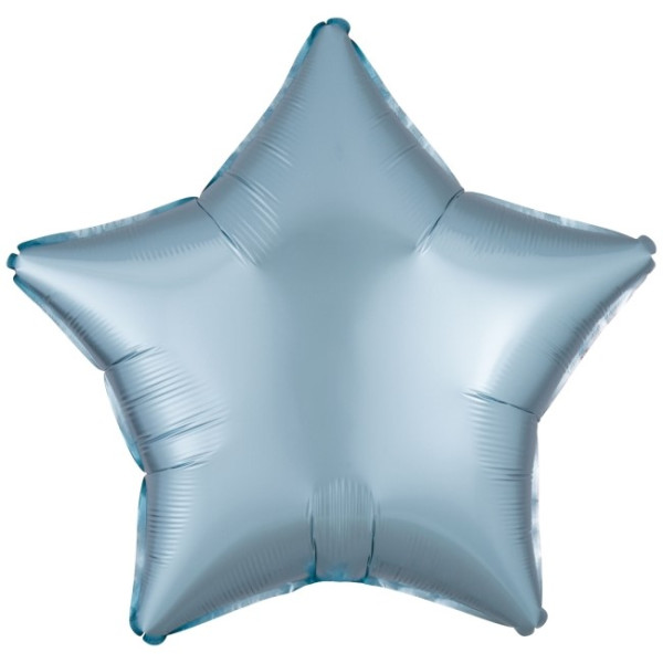 Globo Foil de Estrella de 48 Centímetros de color Azul Pastel
