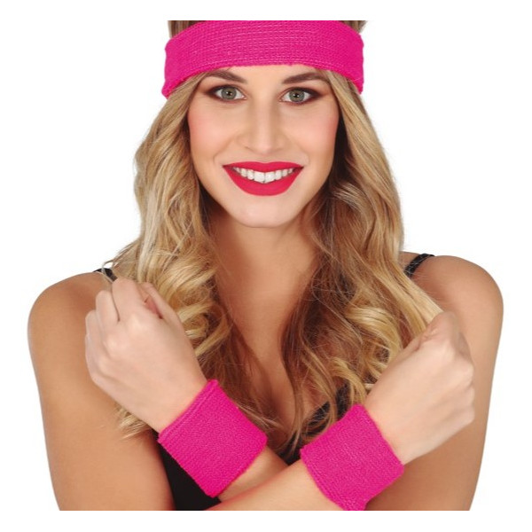 Set de Bandas Elásticas de color Rosa para Adulto
