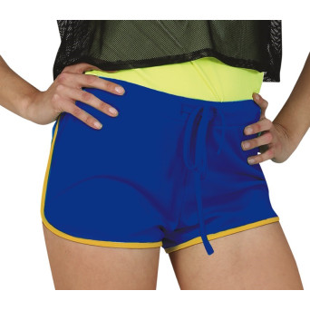 Pantalón Corto de los años 80´s de color Azul para Adulto