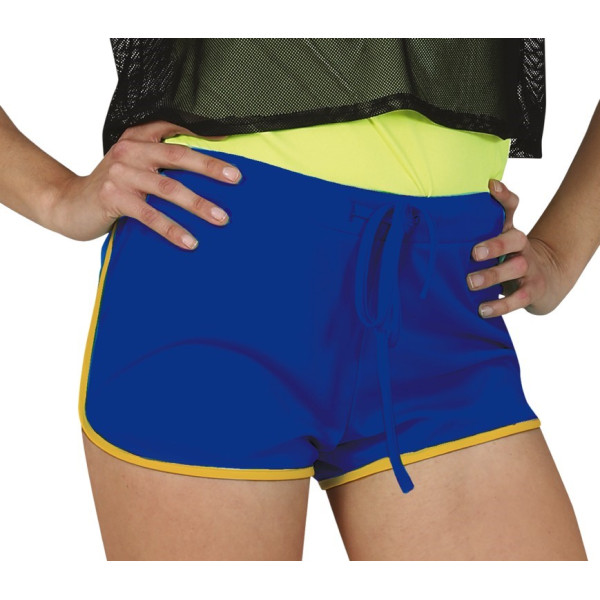 Pantalón Corto de los años 80´s de color Azul para Adulto