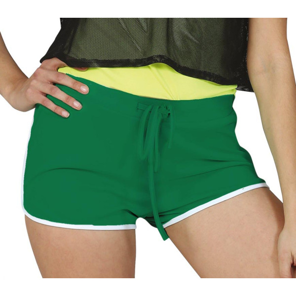 Pantalón Corto de los años 80´s de color Verde para Adulto