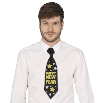Corbata de Happy New Year de 38 Centímetros