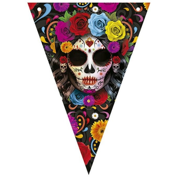 Guirnalda de Banderines de Catrina de 300 Centímetros