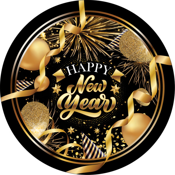Bol de Happy New Year de 32 Centímetros
