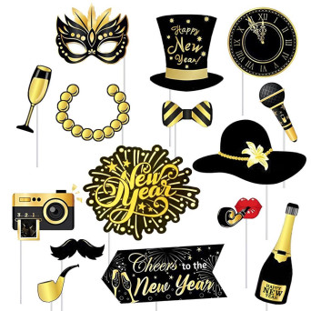 Photocall de Happy New Year 15 Unidades