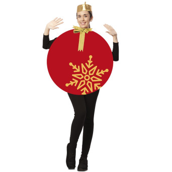 Disfraz de Bola de Navidad para Adulto