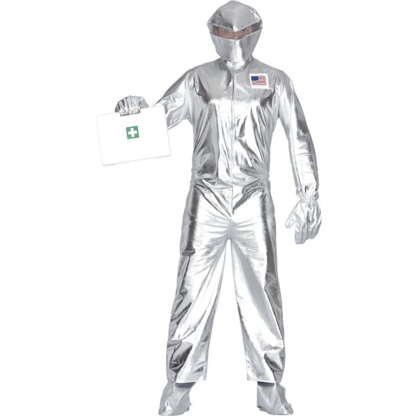Disfraz de Astronauta de color Plata para Adulto