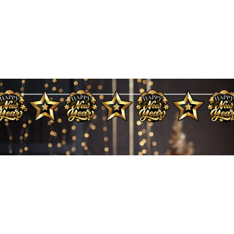 Guirnalda de Happy New Year Estrella de 300 Centímetros