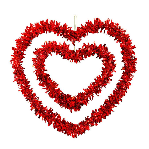 Corazón de Oropel 2 Unidades