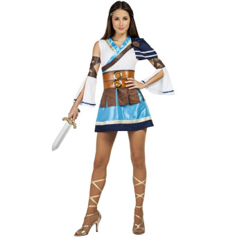 Disfraz de Guerrera Griega para Adulto