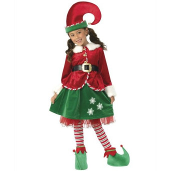 Disfraz de Elfa Deluxe Infantil