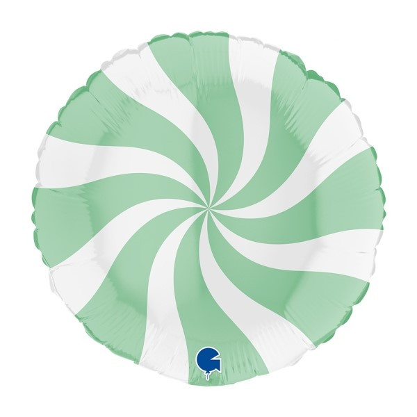 Globo Foil de Caramelo de 35 Centímetros de color Verde Mate
