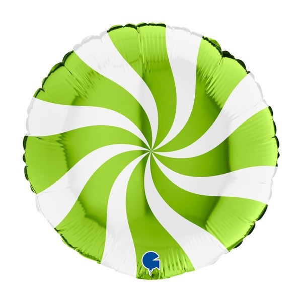 Globo Foil de Caramelo de 35 Centímetros de color Kiwi