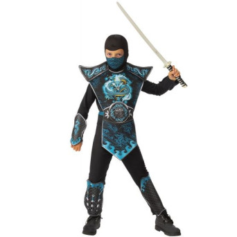 Disfraz de Ninja Dragón Azul Infantil